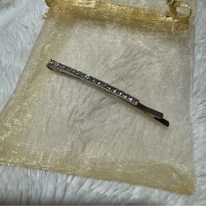 Crystal barrette clip